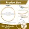9 Pieces Embroidery Hoop, 4 Inch Small Wood Embroidery Hoops Frames